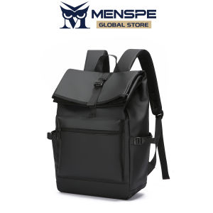 MENSPE กระเป๋าเป้แฟชั่นสะพายหลังสำหรับทุกเพศกระเป๋าหนังหนังพื้นผิวกระเป๋าความจุขนาดใหญ่กระเป๋านักเรียนเป้กระเป๋าเดินทางคอมพิวเตอร์อเนกประสงค์กระเป๋าแล็ปท็อปกระเป๋าเป้สำหรับการเดินทางชายหาดกีฬากลางแจ้ง