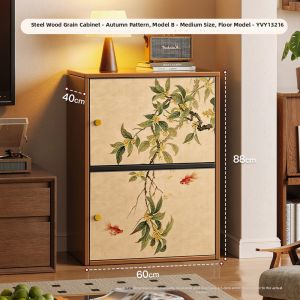 Vintage Style Metal Storage Cabinet