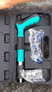 Nail Gun Heavy Duty Nail Gun Power For Tool Concrete Manual Mini Steel Silent Wall Ceiling Nail Punch Free 120 nails