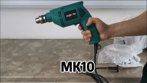 MONAKE German Tool Mesin Bor 10mm Listrik Impact Drill Electric Drill 10mm Bolak Balik