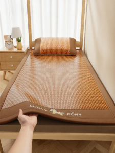 YALU | Natural Rattan Ice Silk Mat Foldable Single Bed
