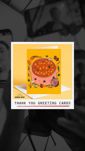 Funny Thank You Card - A Souper Big Thank You | Soup Pot Design | A6
