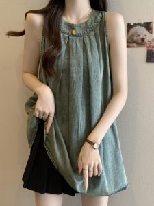 AIYITI | Summer Loose-Fitting Denim Vest for Women