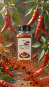 Red Cayenne Powder Premium Quality | Fine Ground Cayenne Pepper | Natural Hot Chili Powder | Culinary Herbs & Spices | Perfect for BBQ Rubs Marinades Soups Sauces Stir-Fry Meat Seafood & Everyday Cooking