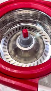 ชุดถังปั่น+ไม้ถูหัวพลาสติก+ผ้าม็อบไมโครไฟเบอร์ ถังถูพื้น ปั่นได้ 2 ระบบ ถอดแยกได้ ไม้ถูพื้น ถังปั่นแยกออกได้ ชุดถังปั่นไม้ถูพื้น ชุดถังปั่นไม้ม๊อบ