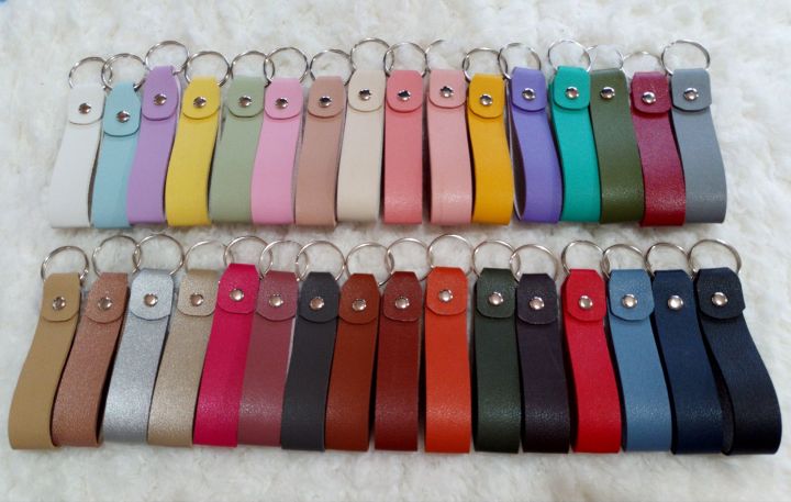 Personalized Leather Keychain Souvenirs and Giveaways Custom Name