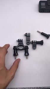 Handlebar Bike Bicycle Mount Seatpost Clamp Metal Screws Adjustable Pivot Arm Sports Camera Accessories No Slip Firm