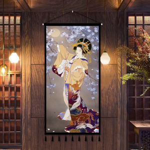 Japanese Woodblock Print Decorative Painting Sushi Restaurant Wall Hanging Scroll Private Room Wall Art New Chinese Style Customizable
