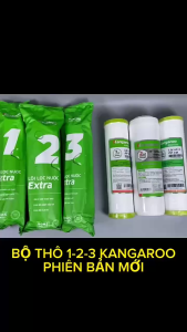 Bộ Lõi Lọc KANGAROO Số 1-2-3 Chính Hãng - Giá 3 lõi lọc chỉ 95K Lõi 123 Kangaroo Extra