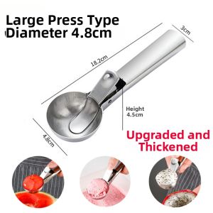 Stainless Steel Ice Cream Scoop Large
