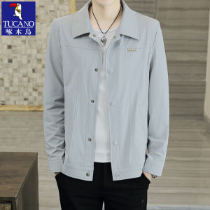 Woodpecker 2024 New Mens Jacket Thin Summer Sun Protective Clothes Casual Classy Mens Breathable Ice Silk Coat