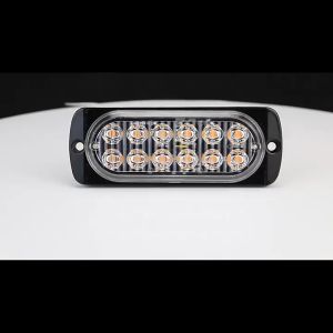 Đèn chớp 12 Led cao cấp 16 chế độ nháy vỏ nhôm CNC 12V-24V - DXZ