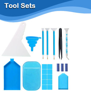 2026 NEW 5D Diy Diamond Embroidery Accessories and Tools Kit Adult Diamond Painting Box Mosaic Glue Pen Kit
