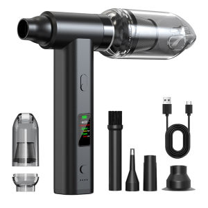 LED Display Brushless Jet Fan – Electric Air Duster for Dust Snow Removal Keyboard Car Camera – Handheld Turbo Blower