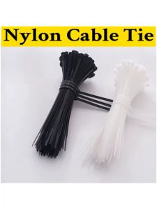 Per Pack Multipurpose Firm Nylon Cable Tie Self Locking Zip Ties Strap 100pcs/Pack