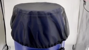 60/80/100CM Mosquito‑Proof Rain Barrel Net Cover Drawstring Protective Lid Outdoor Gardening Water Tank Tool