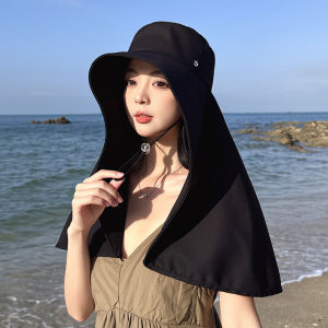 UV Protection Wide Brim Sun Hat with Neck Cover for Summer Outdoor Activities