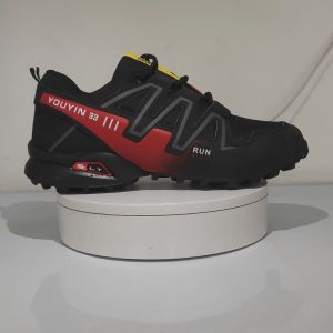 INLIKE Klasik Desain Ringan Sports Sepatu Hiking Pria Casual Sepatu Tali Gunung Outdoor Trekking Sepatu Mendaki Anti Slip Touring Lentur 216