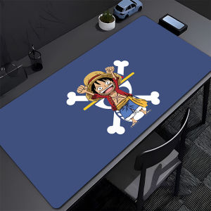 Bandai | Mouse Pad Edge White one piece luffy Gaming Large Dywan Gamer Keyboard Pad Extended Desk Mat Table Carpet Mousepad For Computer