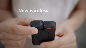 AXNEN Wireless Mini Lapel Microphone Bluetooth Magnetic Attraction Noise Reduction Card for Mobile Phone Live Broadcast Gaming