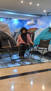 UtanKing™ Foldable Kermit Chair Camping Outdoor Beach Fishing Folding Camp Hiking Armrest Stool Kerusi Healing Lipat