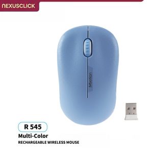 NexusClick Silent Click 2.4G Ergonomic Wireless MousePlug & Play USB Receiver1600 DPI5 Million Durable ClicksPortable Mouse