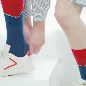 (SG Seller) 4 Pairs Long Socks Combed Novelty Men Socks Fashion Women Socks Hip Hop Harajuku Animal Dog Cool Happy Skateboard Tube Funny Socks Crew Sock