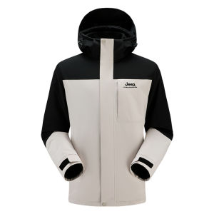 จี๊ป | แจ็คเก็ตกันหนาวแบบแยกชิ้น 3-in-1 กันลม กันน้ำ กันฝน ขนแกะ สำหรับผู้ชายและผู้หญิง แจ็คเก็ตกันหนาวกันหนาวกันหนาว