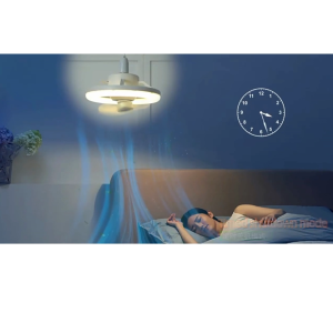 2in1 Lampu Kipas Angin Plafon Multifungsi Lampu LED Ceiling 48W Fan Remote