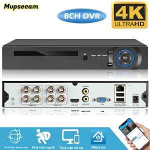 Đầu Ghi Hình CCTV DVR Thông Minh Xmeye 4K 8MP Hỗ Trợ Phát Hiện Khuôn Mặt 8 Kênh AHD H.265+ XVI TVI CVI NVR Lai Tích Hợp Âm Thanh Hai Chiều