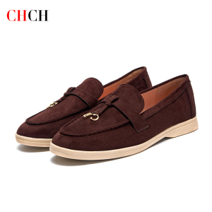 Womens Lefu Shoes 2025 New Business Comfortable and Lightweight Lefu Shoes Suitable for Work Flat Shoes