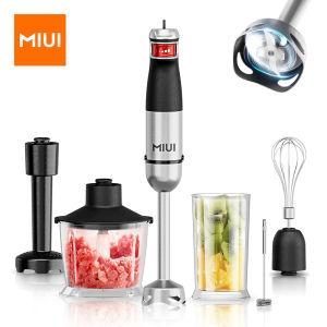 ROUNY 1200W Hand Held 6 in 1 Immersion Stick Blender with Turbo Mode Chopper For Juicer Baking Cream Cooking