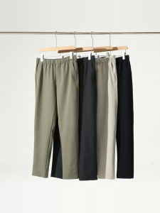 New American Style Outdoor Pure Color Waterproof Breathable Loose Straight Leg Sport Casual Pants Men Spring Autumn Soft Shell Jacket