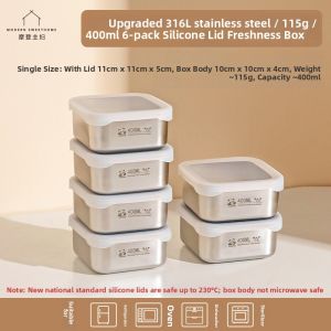 MODERN SWEETHOME | 316L Stainless Steel Food-Grade Freezer & Fresh Box