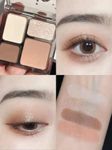 Phấn Mắt Nhiều Màu Biya Earth Tone Matte Pearl Long-lasting Không Thấm Nước Không Cần Retouching Nhỏ Dạng Mẫu Cửa Hàng Chính Thức