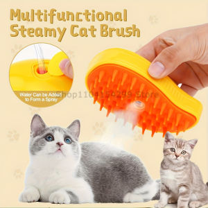 Hot pet spray massage comb to remove floating hair special comb bathing artifact cat dog supplies