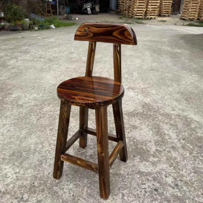 ZUOLEJIA | Bar Bistro High Chair Counter Outdoor Balcony Stool