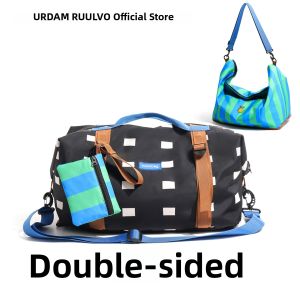 URCDN RDALVO | Striped Lightweight Large Capacity Travel Bag