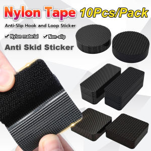 Digeo Fixer Sticker Nylon Self Sdhesive Hook for Car Carpet Pad Fixed Home Floor Mats Anti Skid 10Pcs/bag
