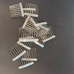 Cute Satin Bow Hair Side Combs Non Slip Metal Teeth Assorted Colors Ideal for Weekend Outing Dating Hair Styling