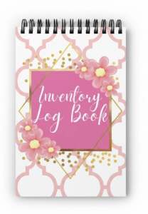 Inventory Log Book A5 Spiral for Business Use