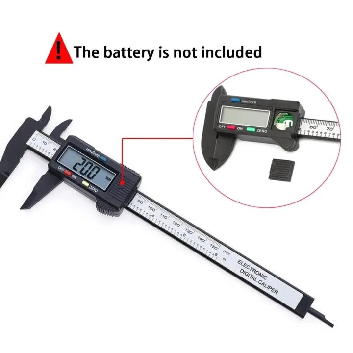 Dialed Adjustable Ruler Measuring Tool Digital Ruler 150mm 100mm Electronic Digital Caliper ...