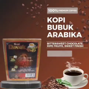 robusta borneo giling halus 1box 10sachet optimis cap dayak rasanya nikmat berhologram