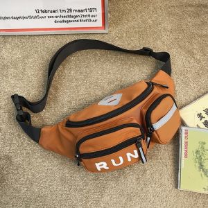 Túi Đeo Vai Đơn Thời Trang 2022 Túi Đeo Chéo Phản Quang Khóa Kéo Túi Đeo Ngực Thời Trang Túi Đeo Vai Cặp Đôi Túi Đeo Chéo Phong Cách Đường Phố