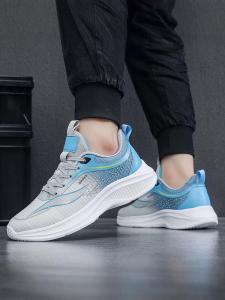 Extra Large Size Mens Running Shoes Thin Breathable Mesh Wide Version Coconut Soft Bottom Lightweight Summer Sports Sneakers