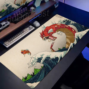 Bandai | Mouse Pad XXL Gamer Anime P-Pokemon Gyarados Mousepad Non-slip Pc Keyboard Desk Mouse Mat Gaming Rubber Carpet Laptop HD Playpad