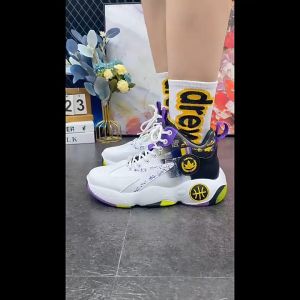New HighTop Mens Basketball Shoes Wear Resistant Breathable Confortable Rubber Sole Sports Shoes Spike Training Athletic Sneakers Men