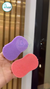 Combo 2 Cọ rửa mặt matxa mặt silicon