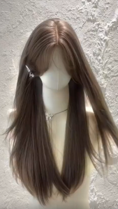 Aegyoshoppe - LS90 skin lace wig layer butterfly cut 75 cm
