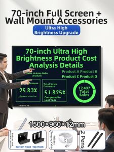 PBJ | High-Brightness Split-Screen Deletion Handwriting Tablet LCD Electronic Blackboard